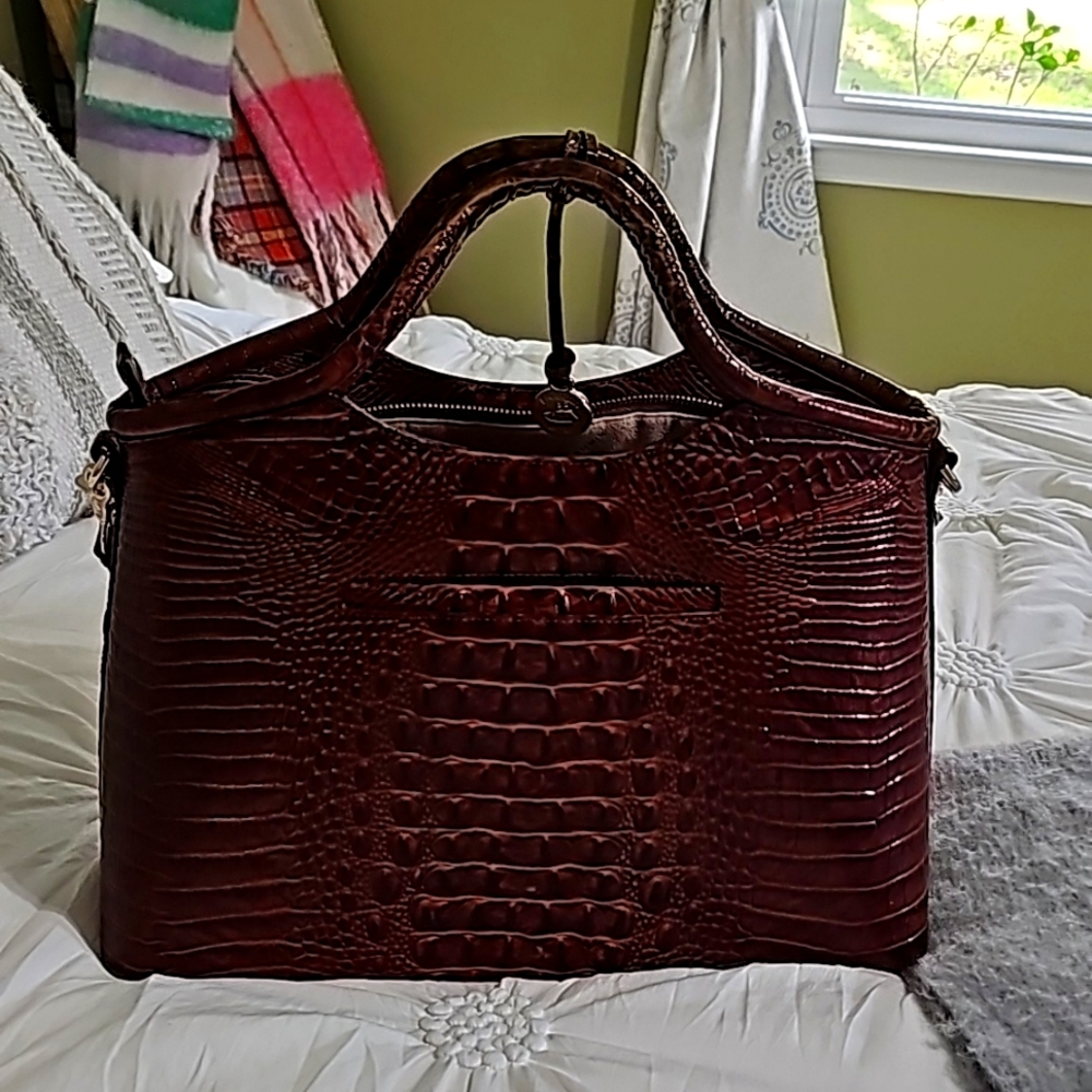 Beautiful Brahman alligator handbag